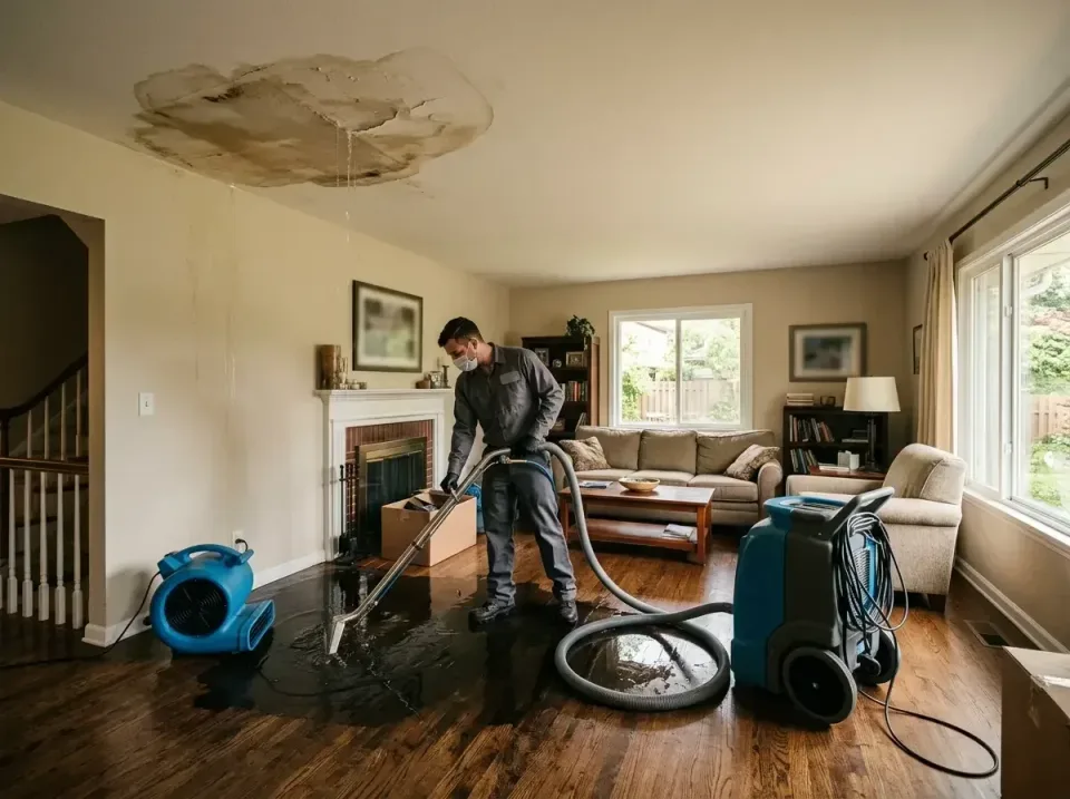 attic-pipe-burst-ceiling-drip-008 — frequently asked questions, Water Damage Restoration & Carpet Care in The Plains, OH